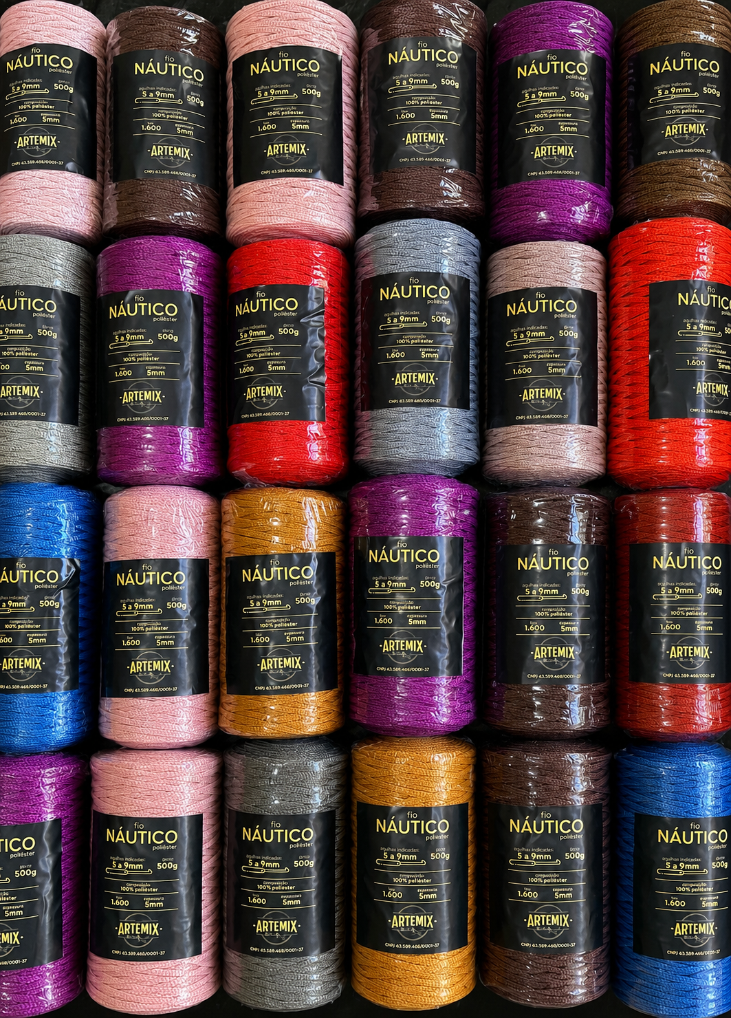 Fio Náutico 500g cores variadas